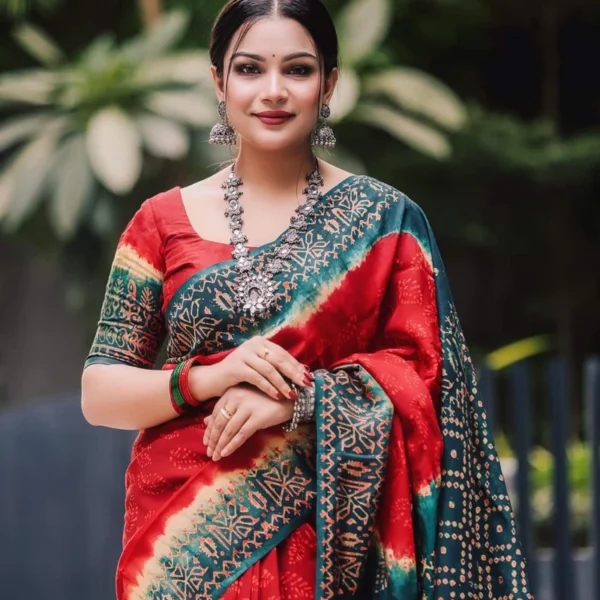 প্রিমিয়াম সেমি মসলিন শাড়ি